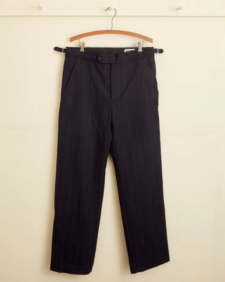 Best BODE Admiral Stripe Trousers - 32 Midnight