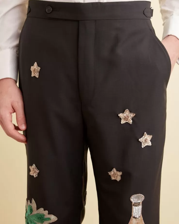 Best Sale BODE Arbane Tuxedo Trousers Black