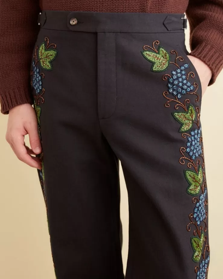 Hot BODE Beaded Concord Trousers Black