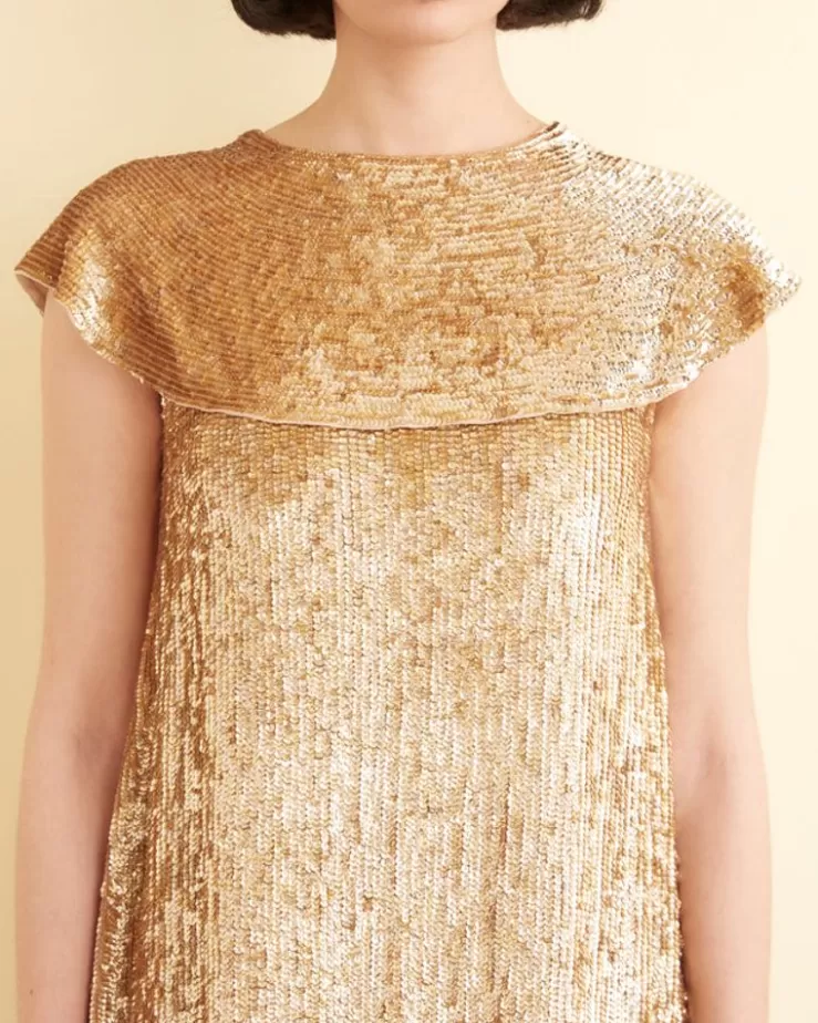 Fashion BODE Bellvue Dress Gold