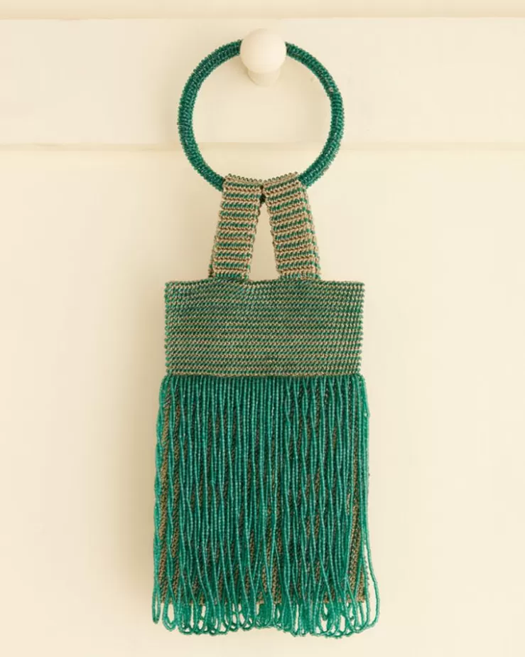 Fashion BODE Bracelet Evening Bag - Blue/Green