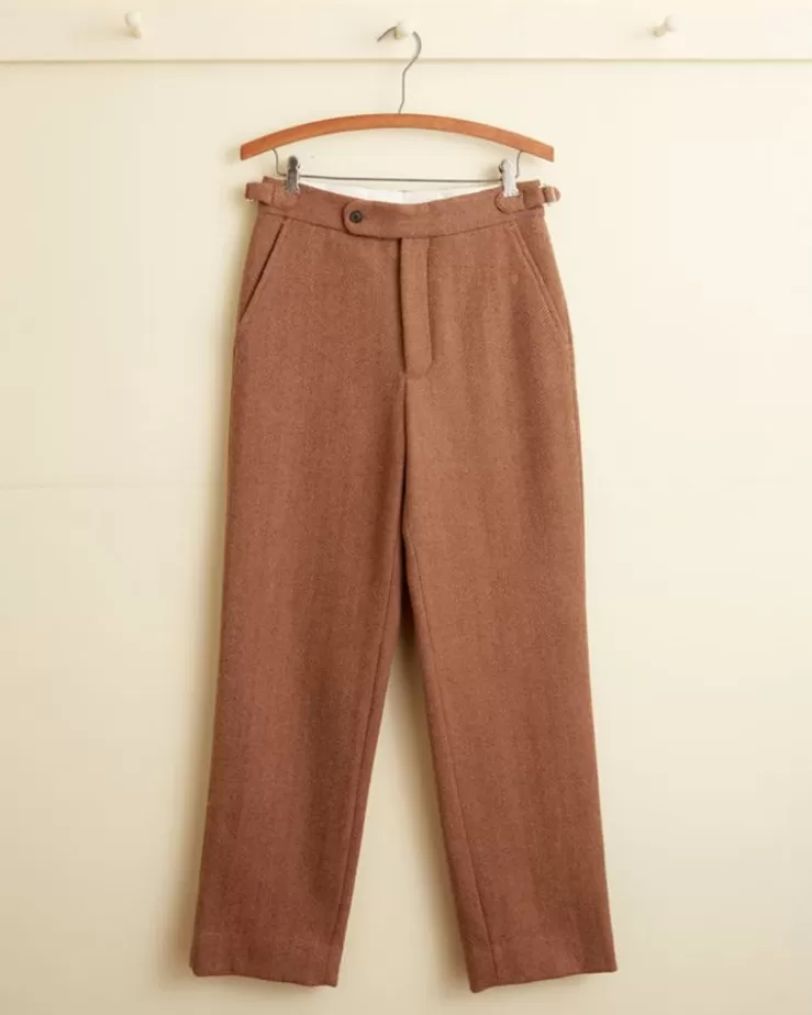 Online BODE Cinnamon Chevron Trousers - 28 Brown