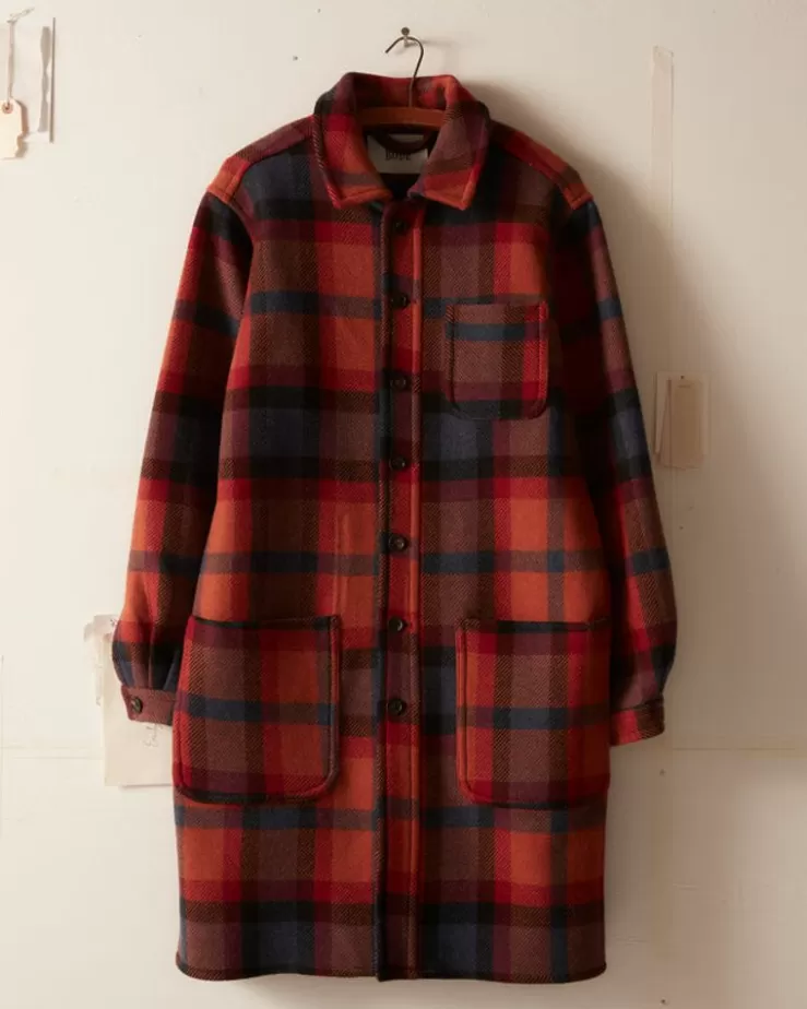 Best BODE Clinton Street Plaid Coat