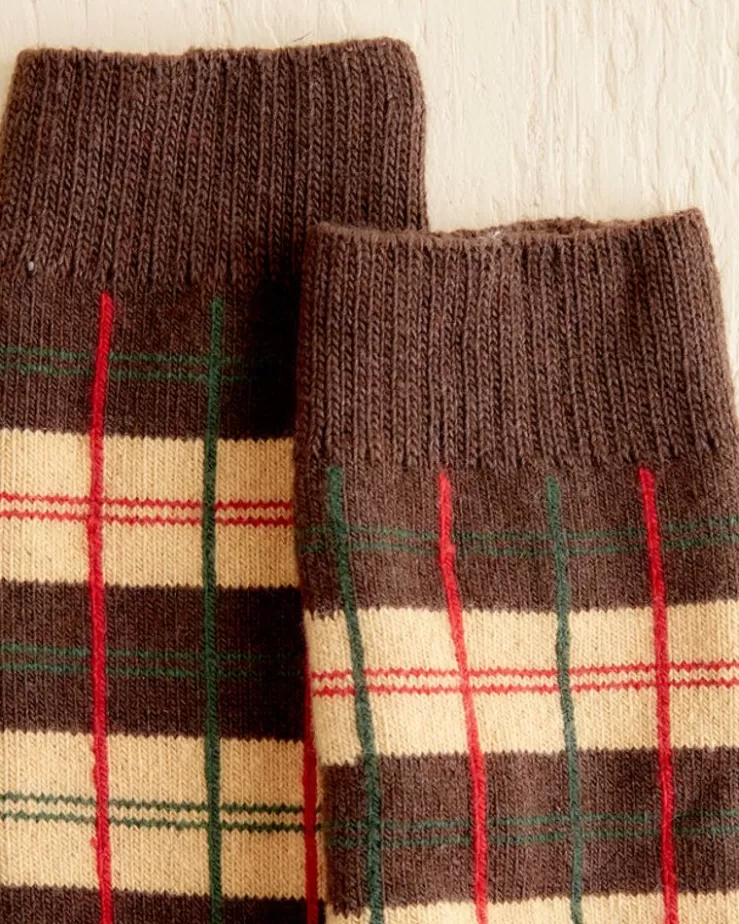 Best BODE County Plaid Socks - Multi