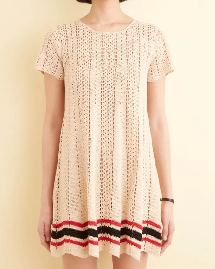 Flash Sale BODE Duxbury Crochet Dress Cream