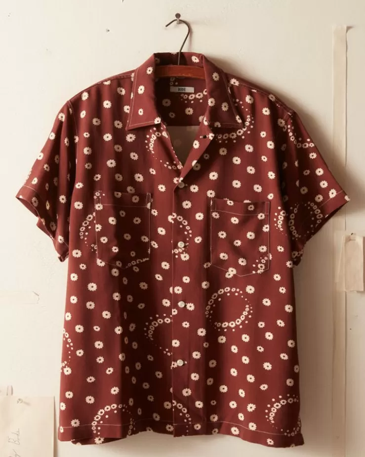 Best BODE Fleur D'Air Short Sleeve Shirt Brown