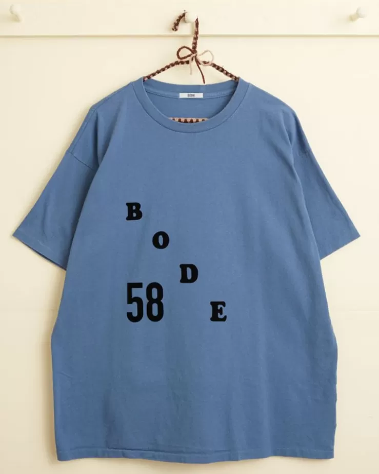 Best BODE Flocked Tee - Blue