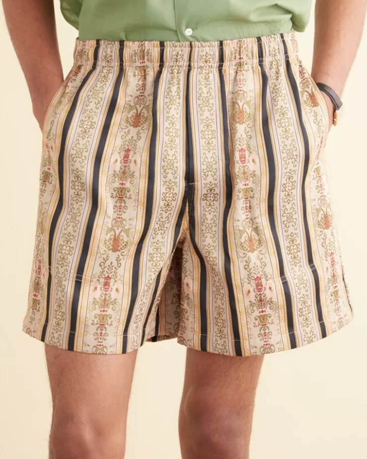 Outlet BODE Floret Brocade Shorts Multi