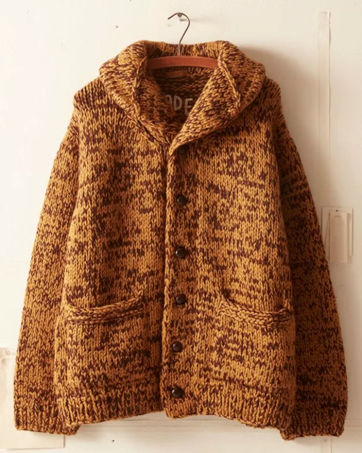 Best BODE Gluckow Cardigan - Brown Yellow