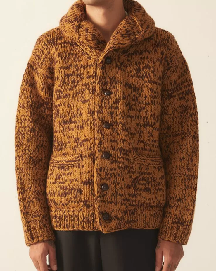 Best BODE Gluckow Cardigan - Brown Yellow