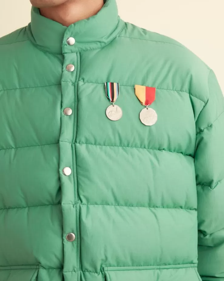 Best BODE Green Burlington Puffer Jacket