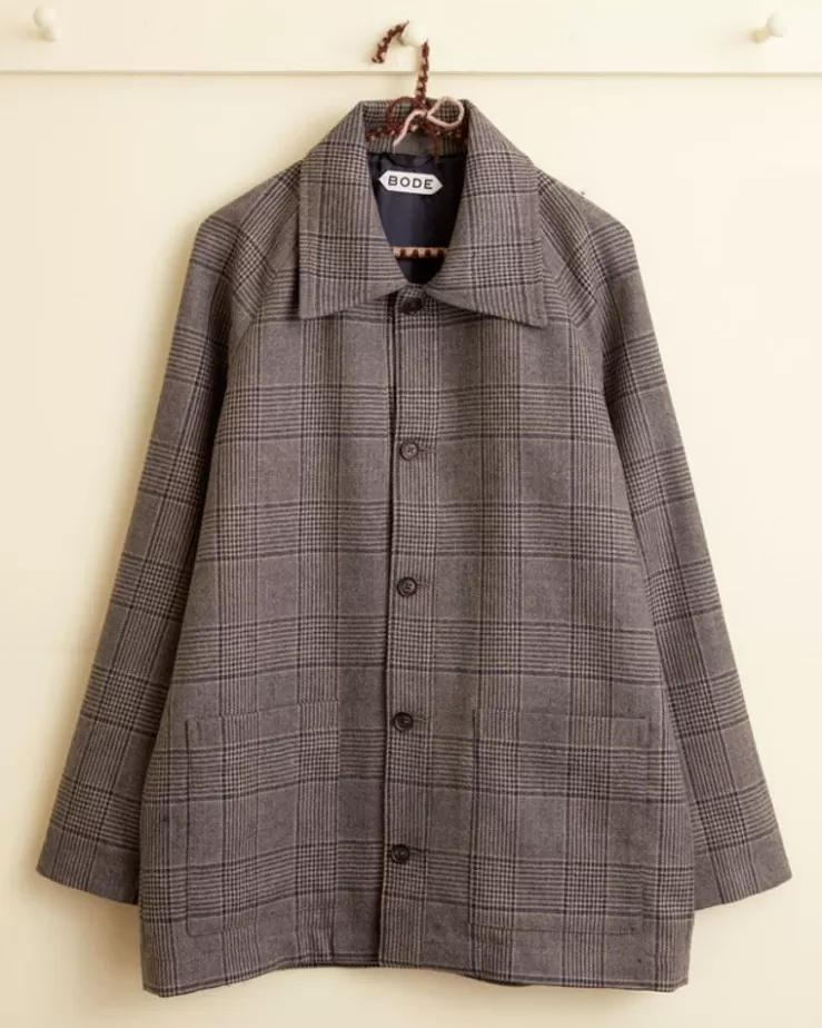 Best Sale BODE Houndstooth Check Coat - Xs Multi