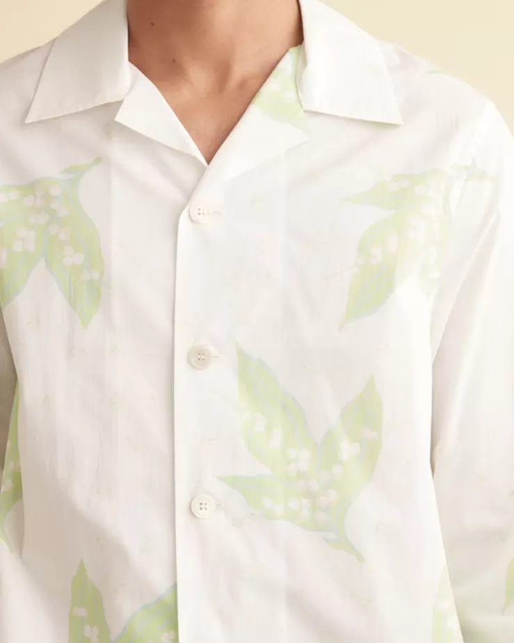 Best BODE Lily Of The Valley Long Sleeve Shirt White