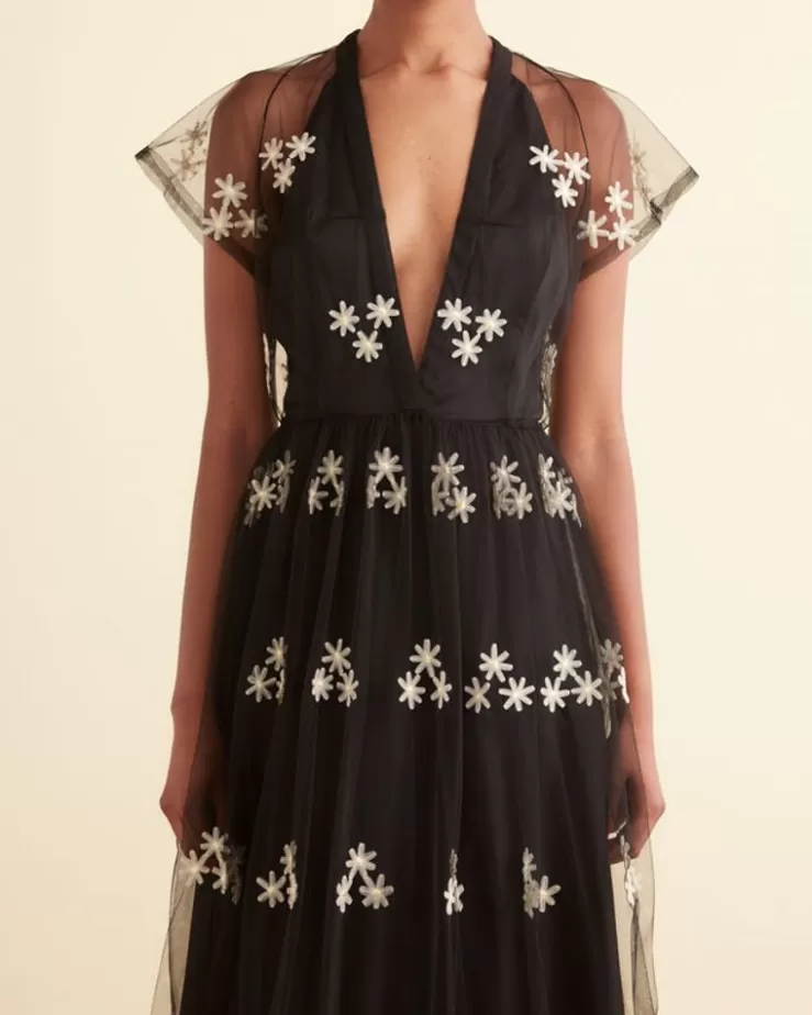 Store BODE Mesh Daisy Dress Black