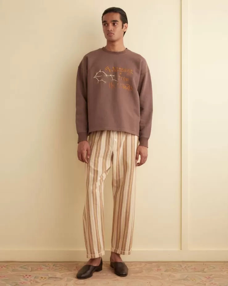 Hot BODE Message Crewneck Brown