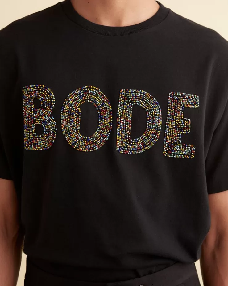 Fashion BODE Multi Bead Tee Black