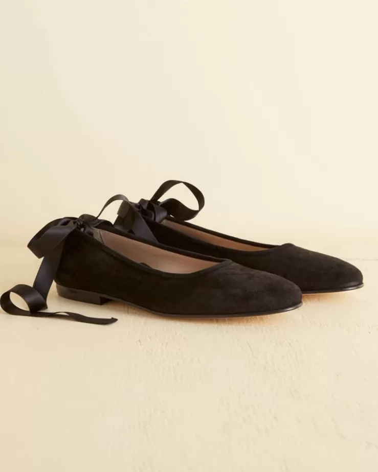 Shop BODE Musette Flats Black