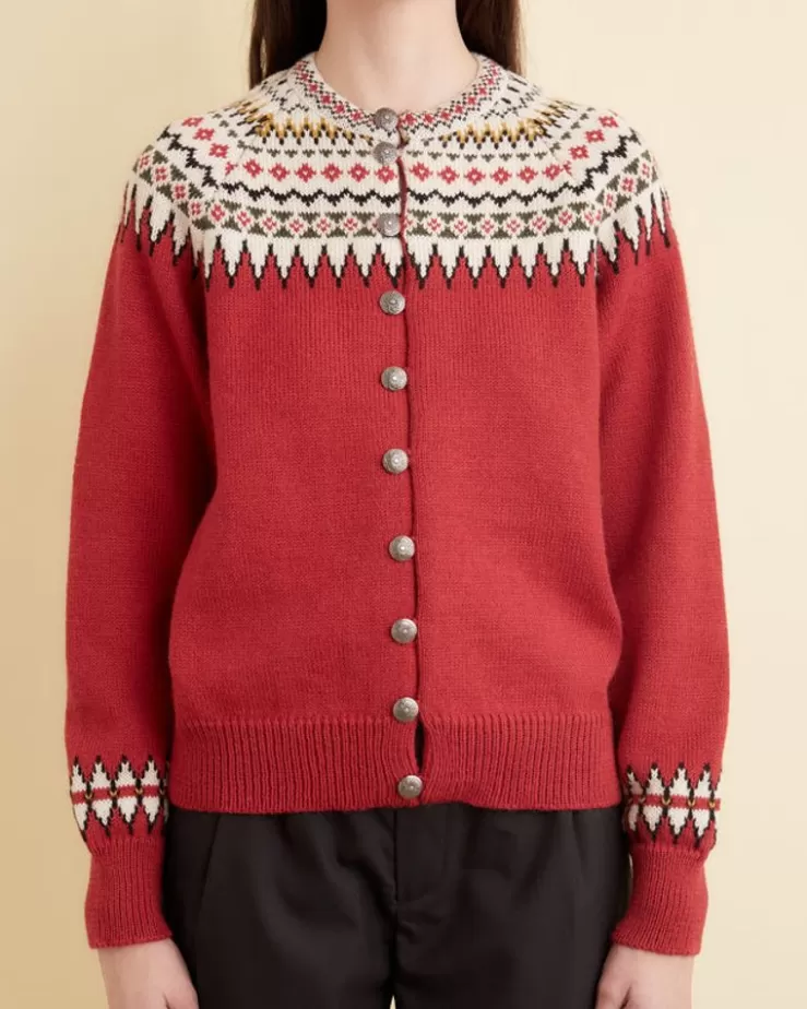 Flash Sale BODE Oslo Cardigan Red