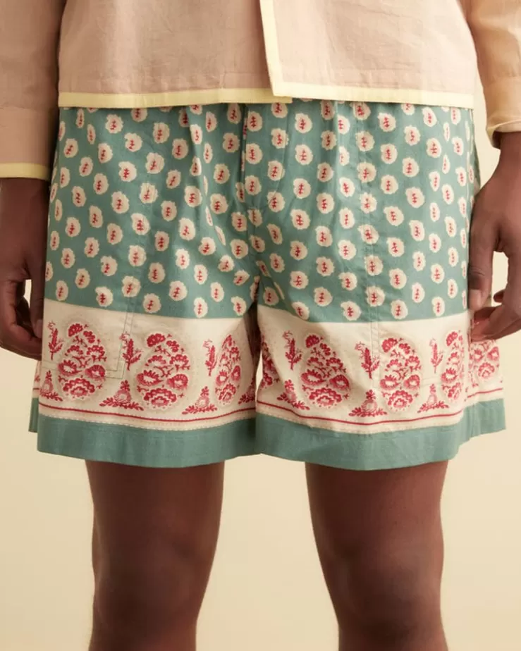 Best Sale BODE Paisley Frame Shorts