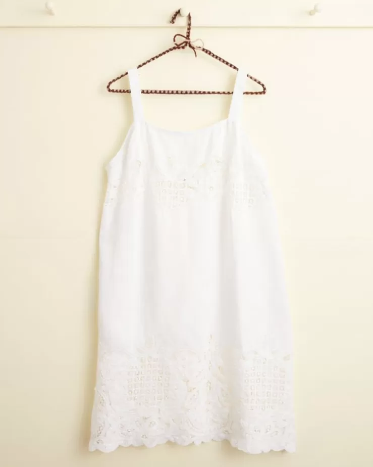 Discount BODE Reticulated Flower Dress White