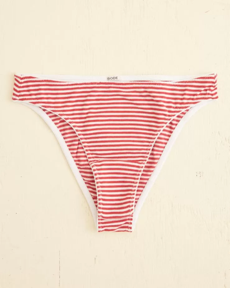 Best Sale BODE Revere Stripe Briefs Red/White