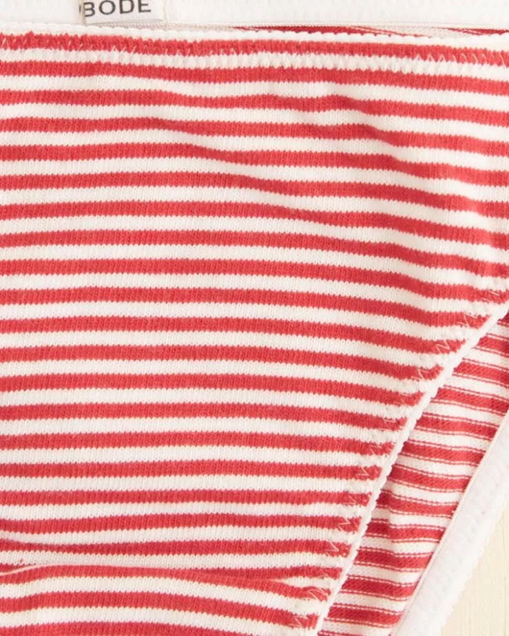 Best Sale BODE Revere Stripe Briefs Red/White