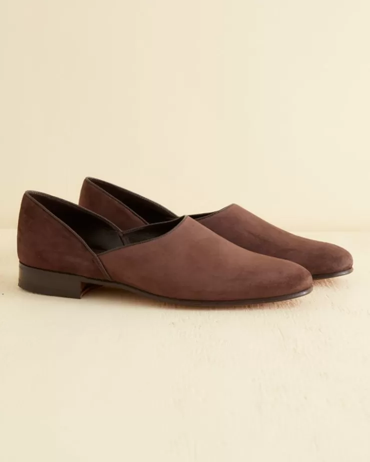 Best BODE Suede House Shoe - Brown