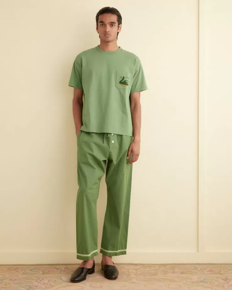 Store BODE Top Sheet Pajama Pants Green