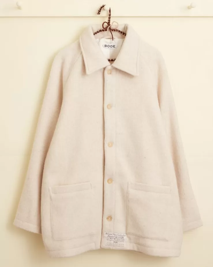 Discount BODE Wool Act Jacket - L Cream